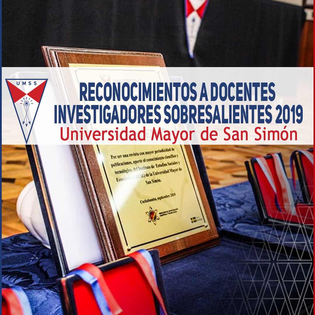 Reconocimiento a Docentes Investigadores sobresalientes 2019