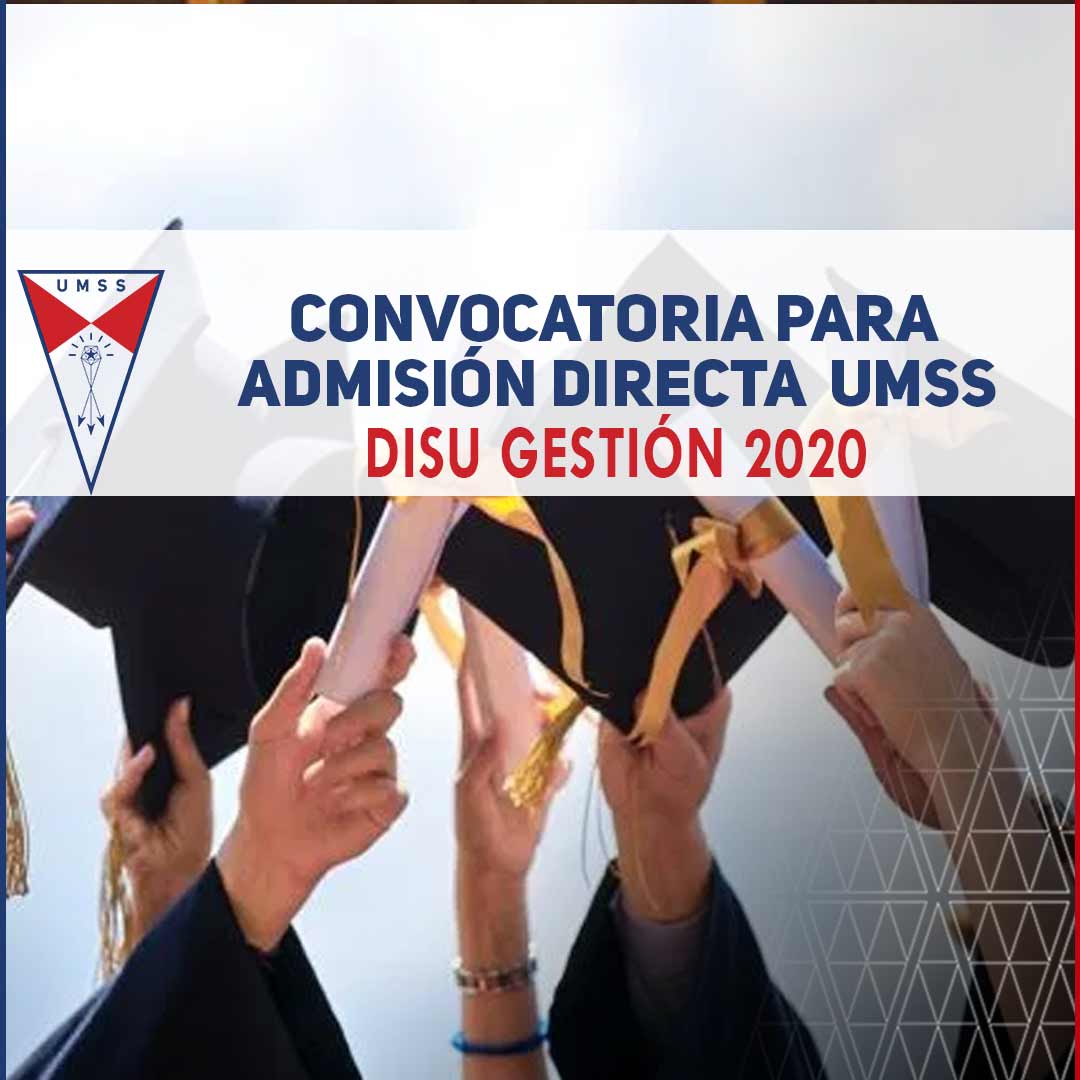 Convocatoria a Admisión Directa de Estudiantes 2020