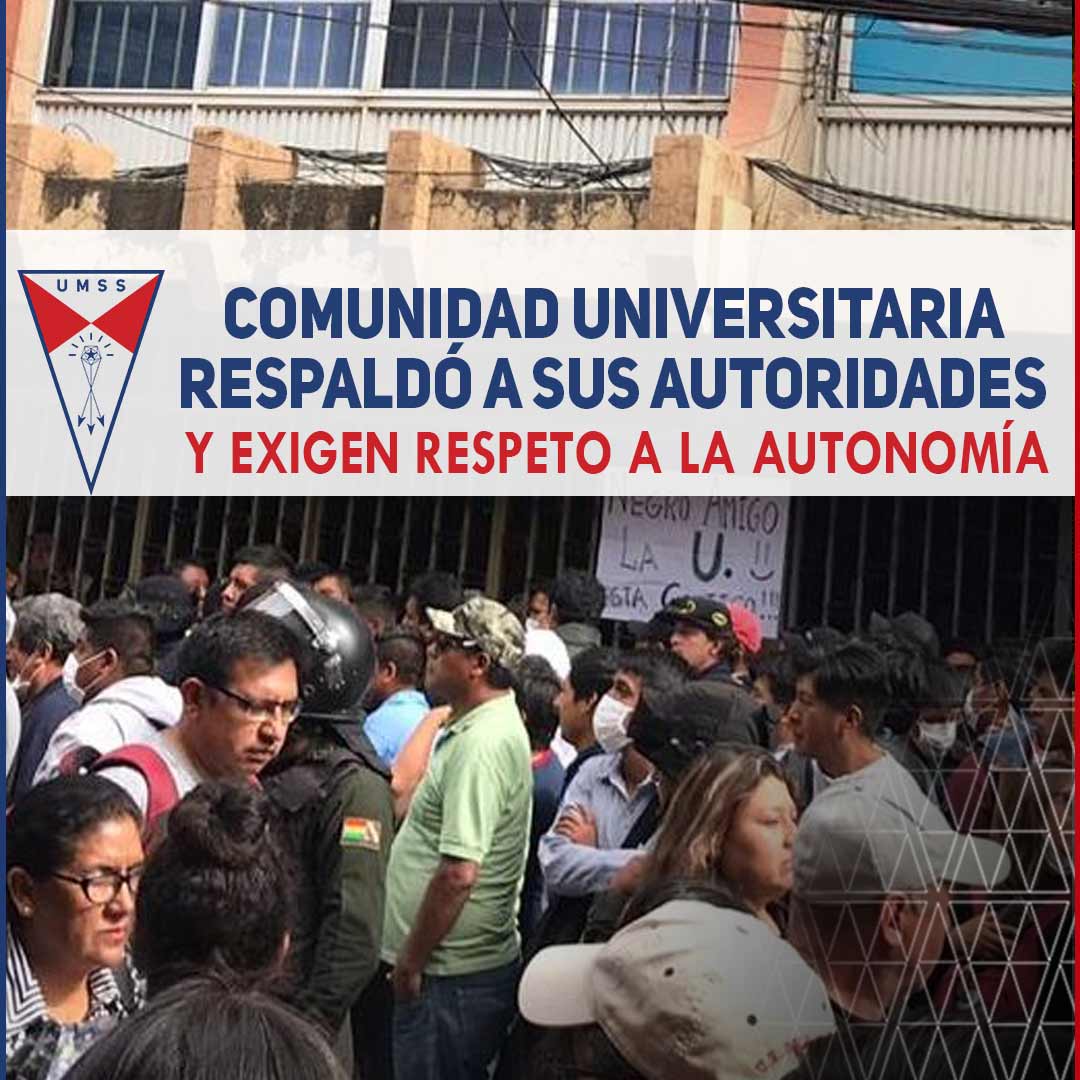 Comunidad Universitaria respalda a sus autoridades y exigen respeto a la Autonomía Universitaria