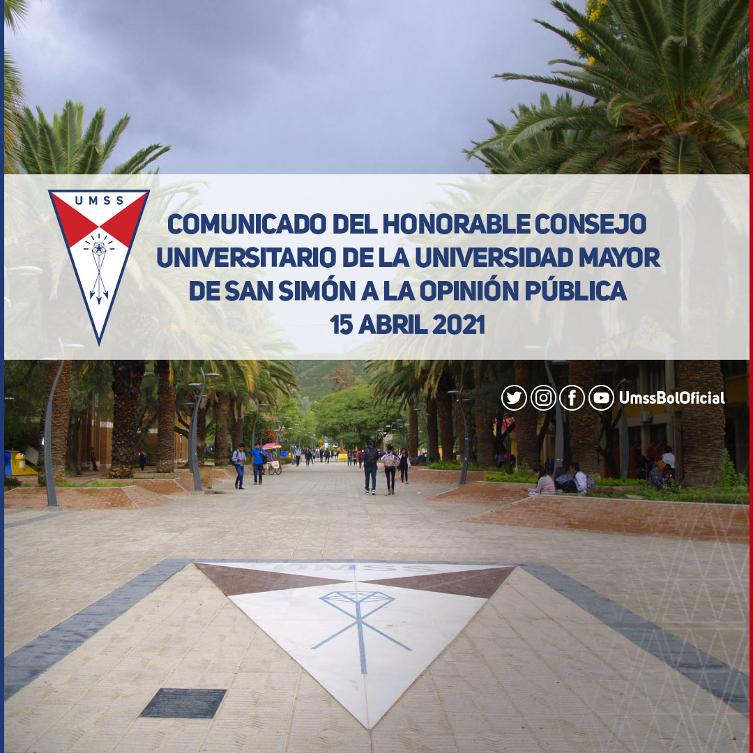 Comunicado H.C.U. 15-04-2021