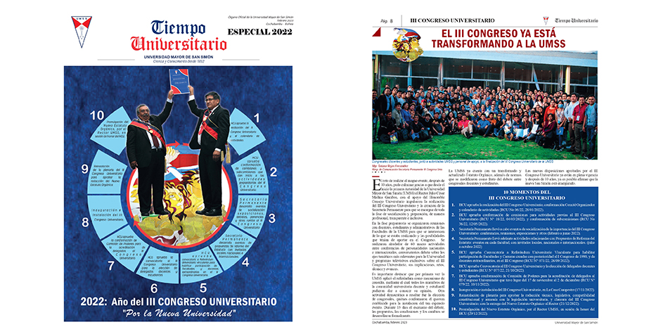 El periódico digital Tiempo Universitario  resume las actividades más importantes de 2022 en un especial